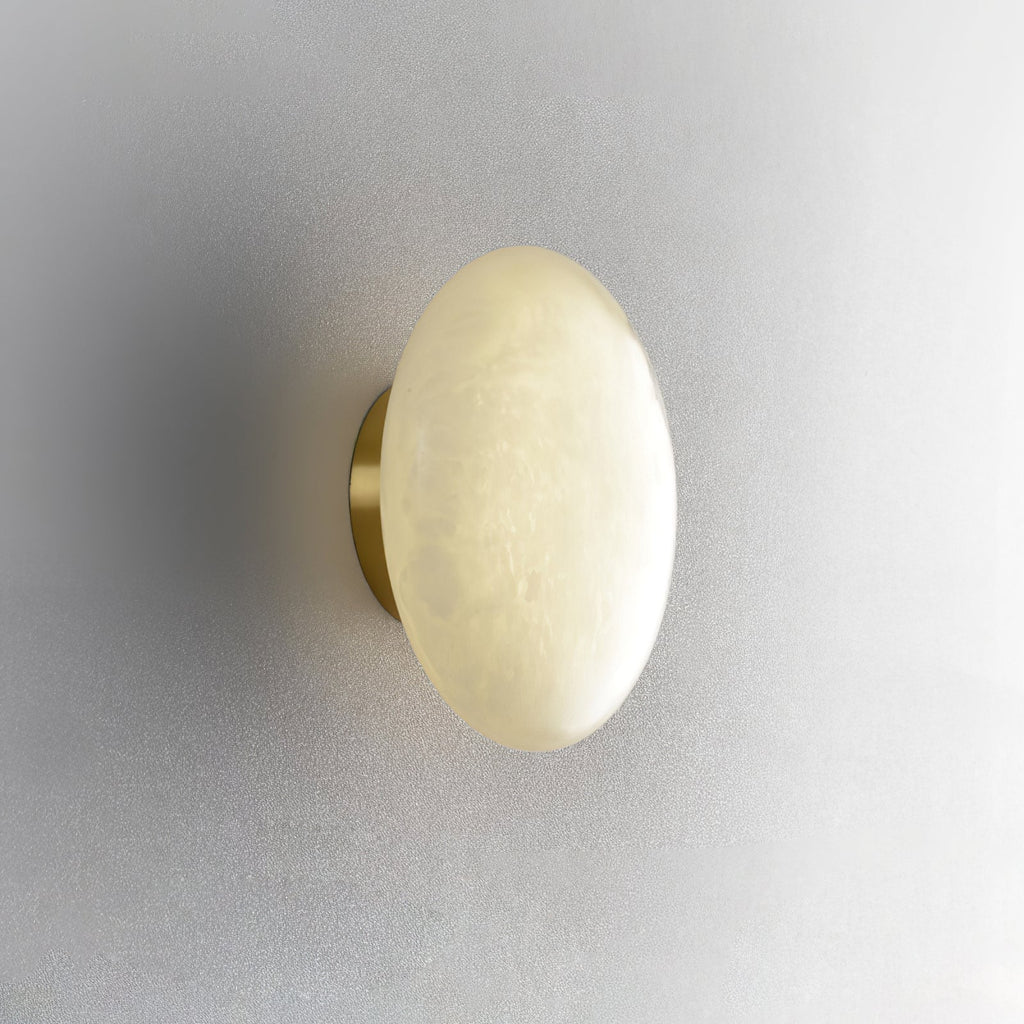 Alabaster Oval Ceiling Lamp by FIFTH & BEAM — product view 15