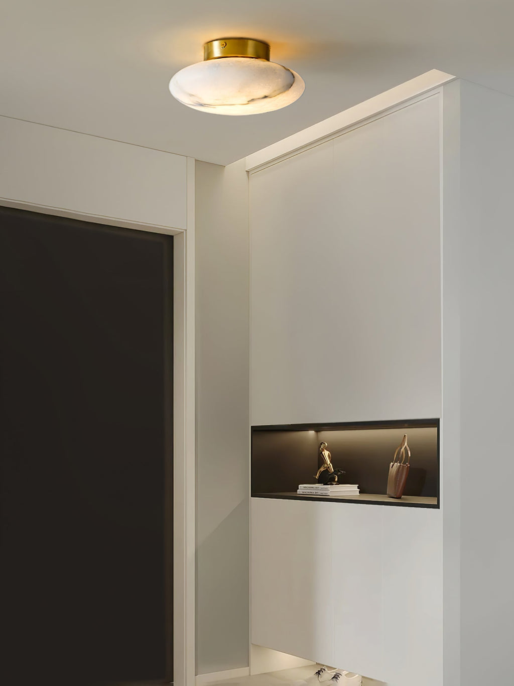 Alabaster Oval Ceiling Lamp by FIFTH & BEAM — product view 16