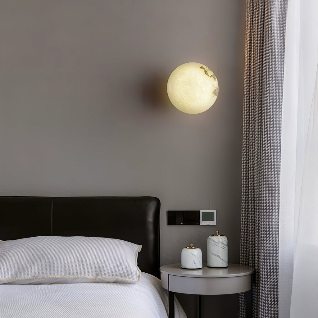 Alabaster Oval Ceiling Lamp by FIFTH & BEAM — product view 18