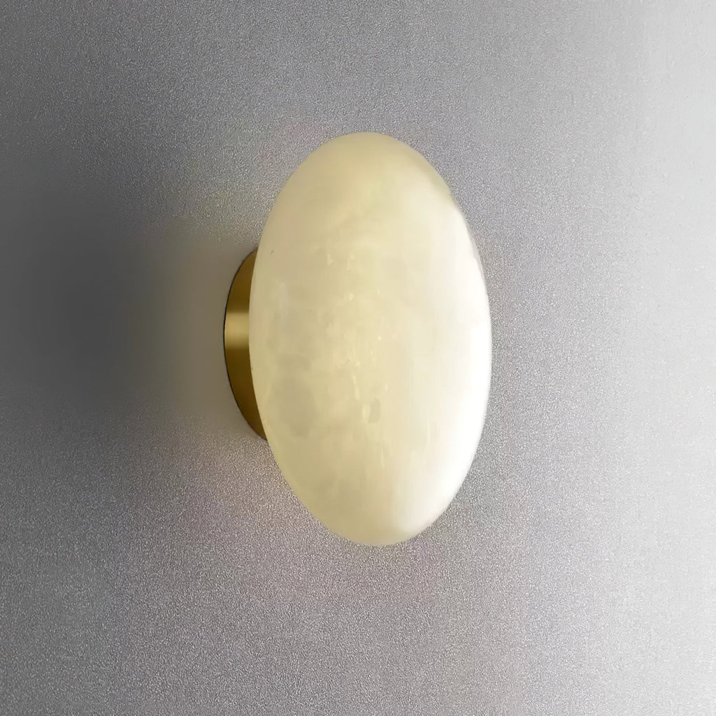 Alabaster Oval Ceiling Lamp by FIFTH & BEAM — product view 21