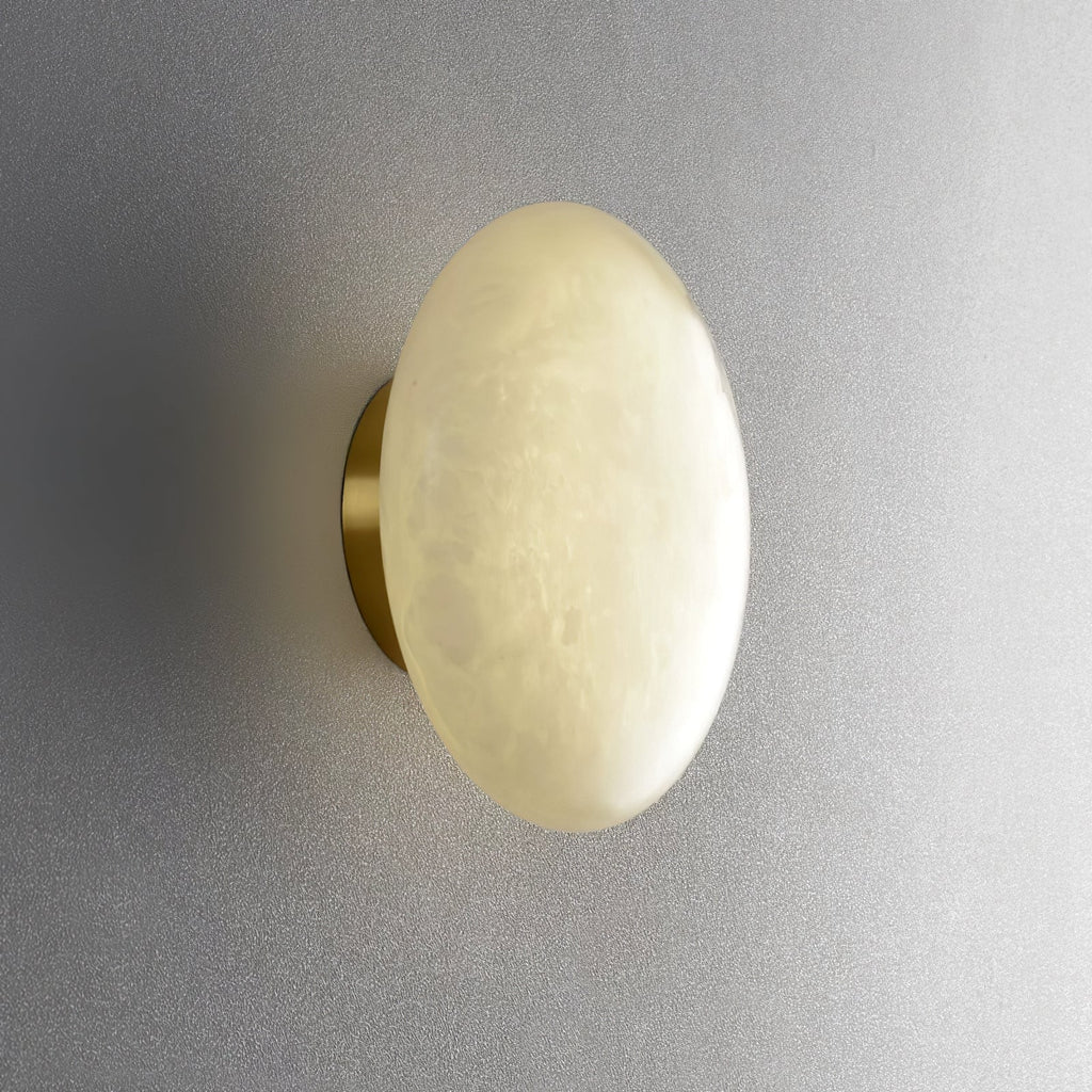 Alabaster Oval Ceiling Lamp by FIFTH & BEAM — product view 25