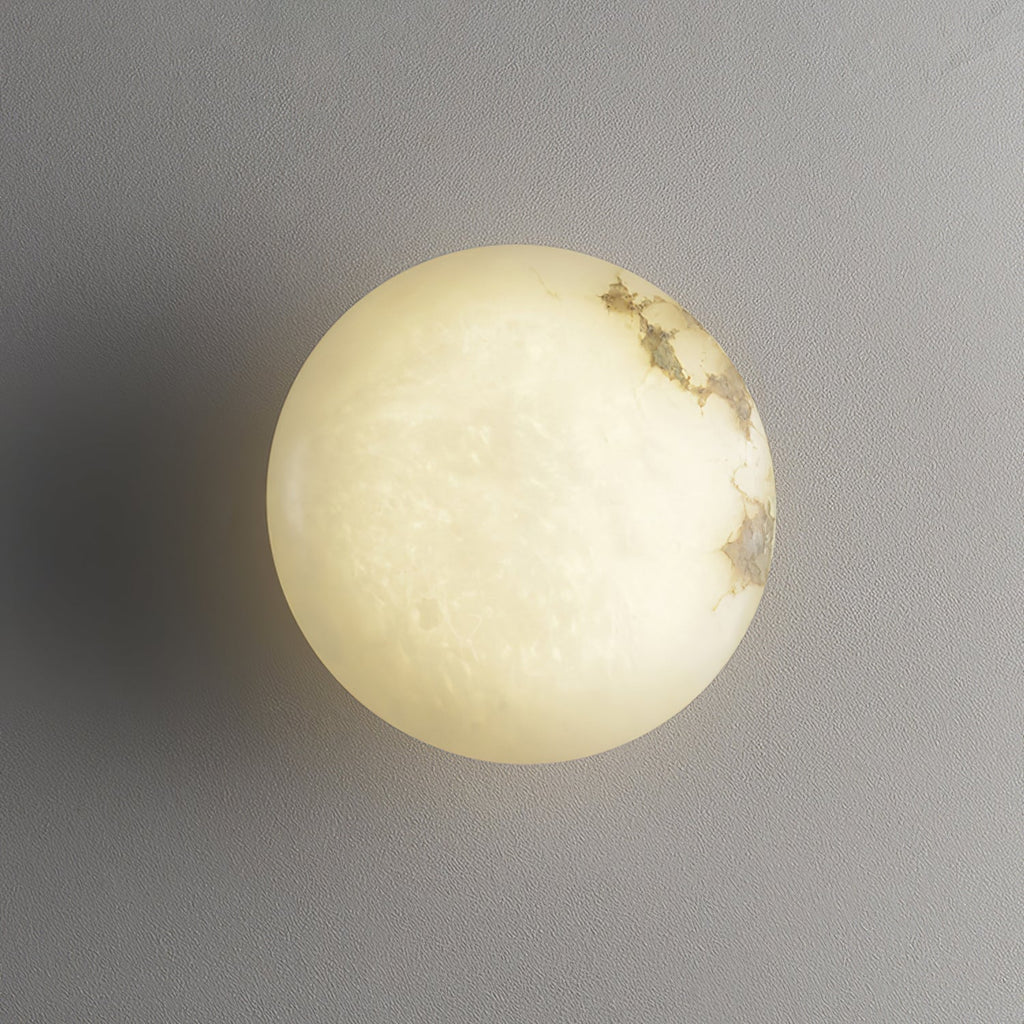 Alabaster Oval Ceiling Lamp by FIFTH & BEAM — product view 8