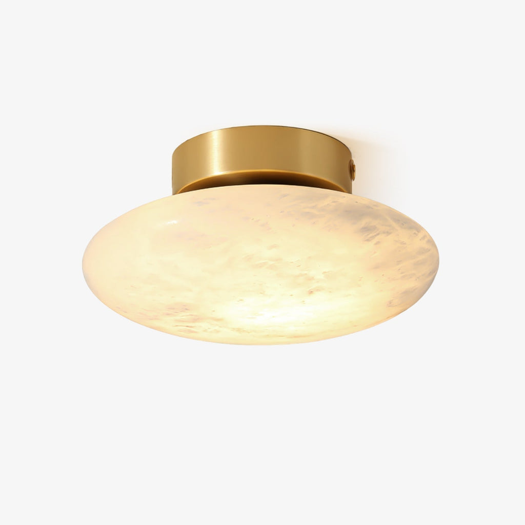 Alabaster Oval Ceiling Lamp by FIFTH & BEAM — product view 1