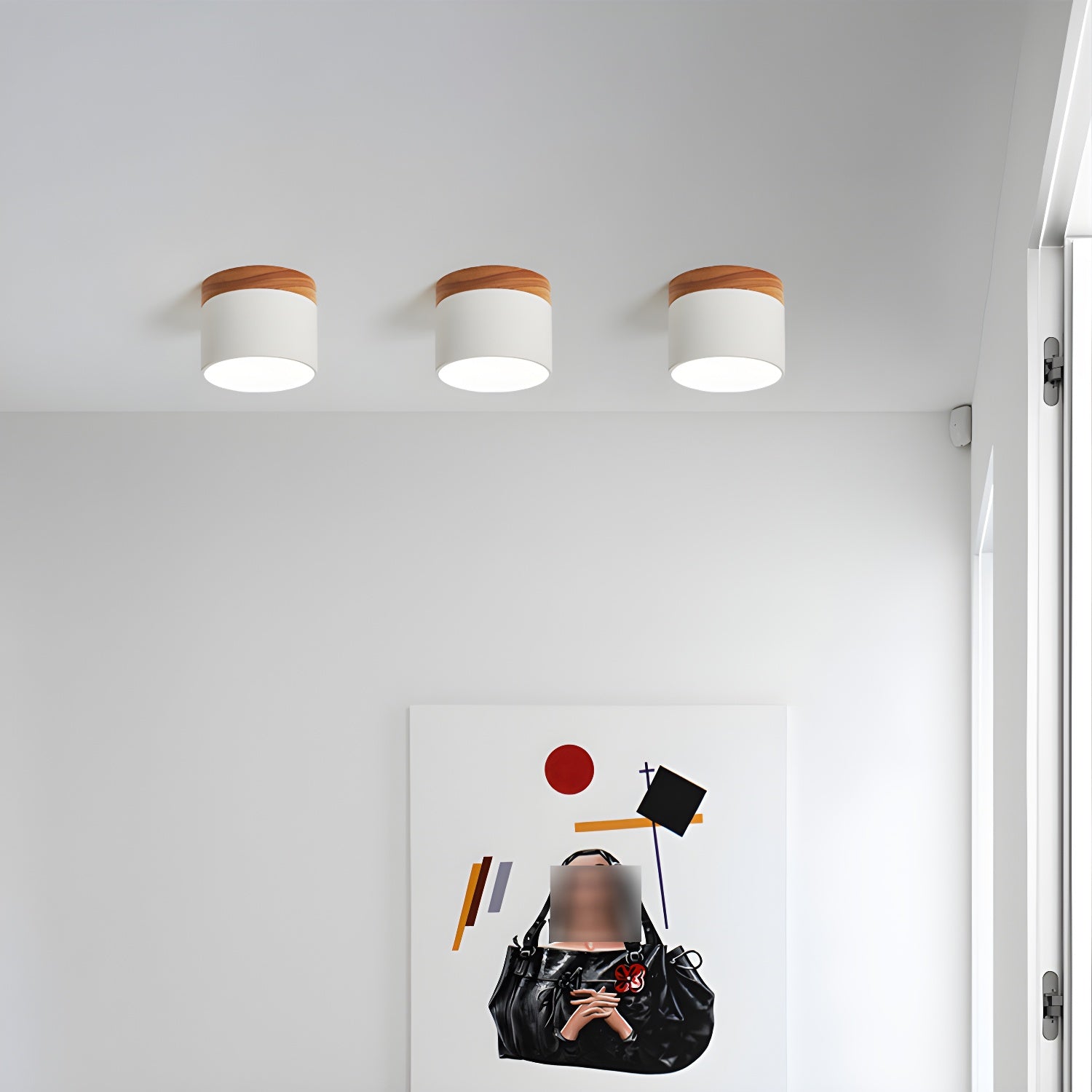 Alva Wooden Surface Downlight by FIFTH & BEAM — product view 2