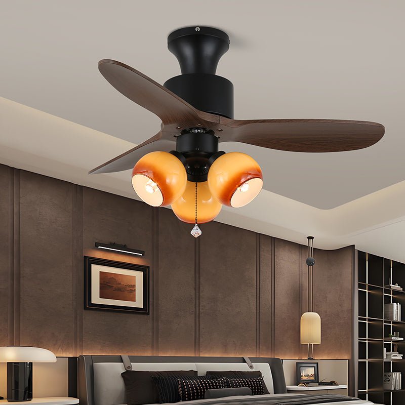 Amberglo Retro Ceiling Fan Light by FIFTH & BEAM — product view 7