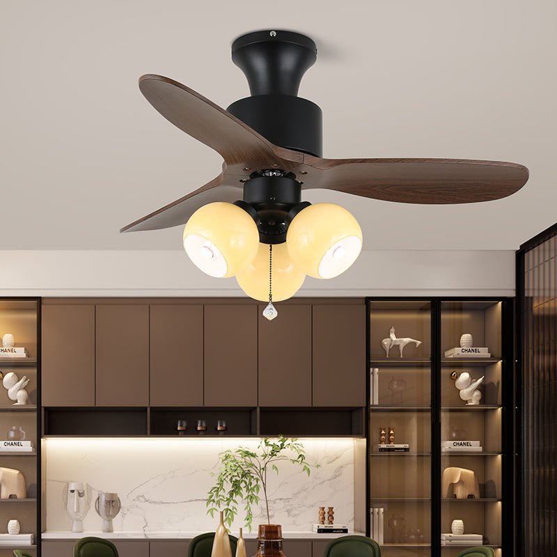 Amberglo Retro Ceiling Fan Light by FIFTH & BEAM — product view 9
