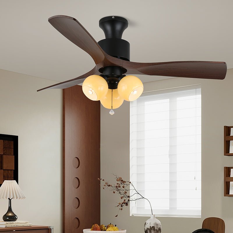Amberglo Retro Ceiling Fan Light by FIFTH & BEAM — product view 12