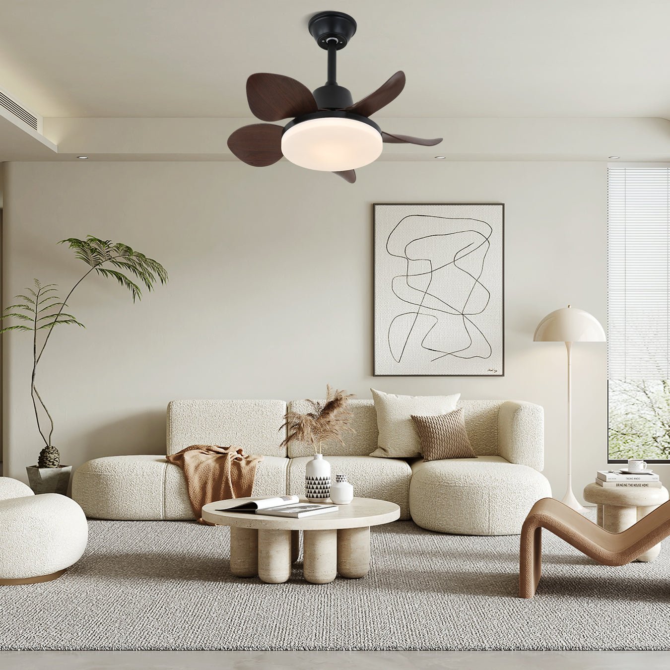 Amelia Ceiling Fan Light by FIFTH & BEAM — product view 4