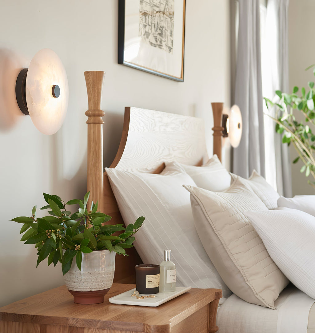Ankeny Alabaster Ceiling Lamp by FIFTH & BEAM — product view 3