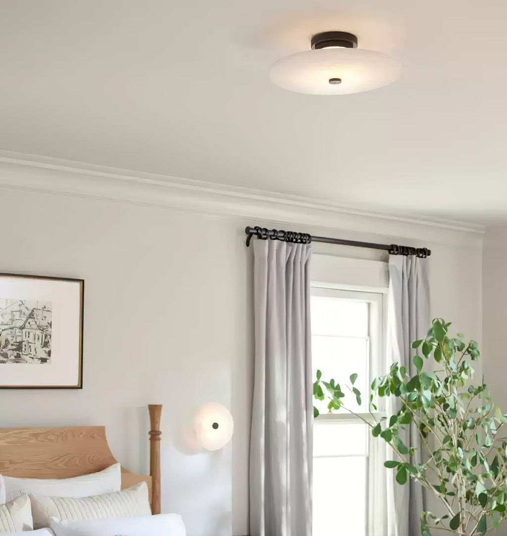 Ankeny Alabaster Ceiling Lamp by FIFTH & BEAM — product view 4