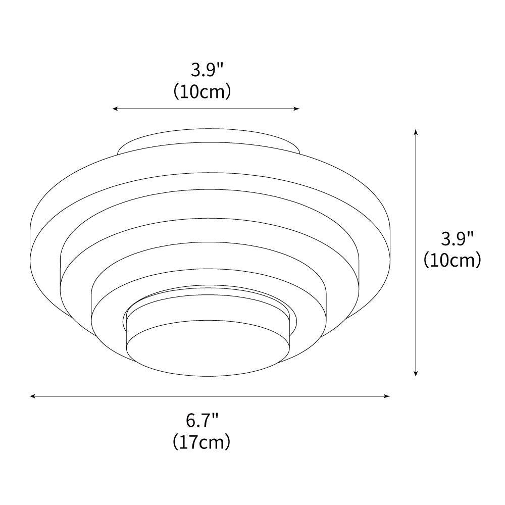 Aperture Ceiling Lamp 6.7" by FIFTH & BEAM — product view 3