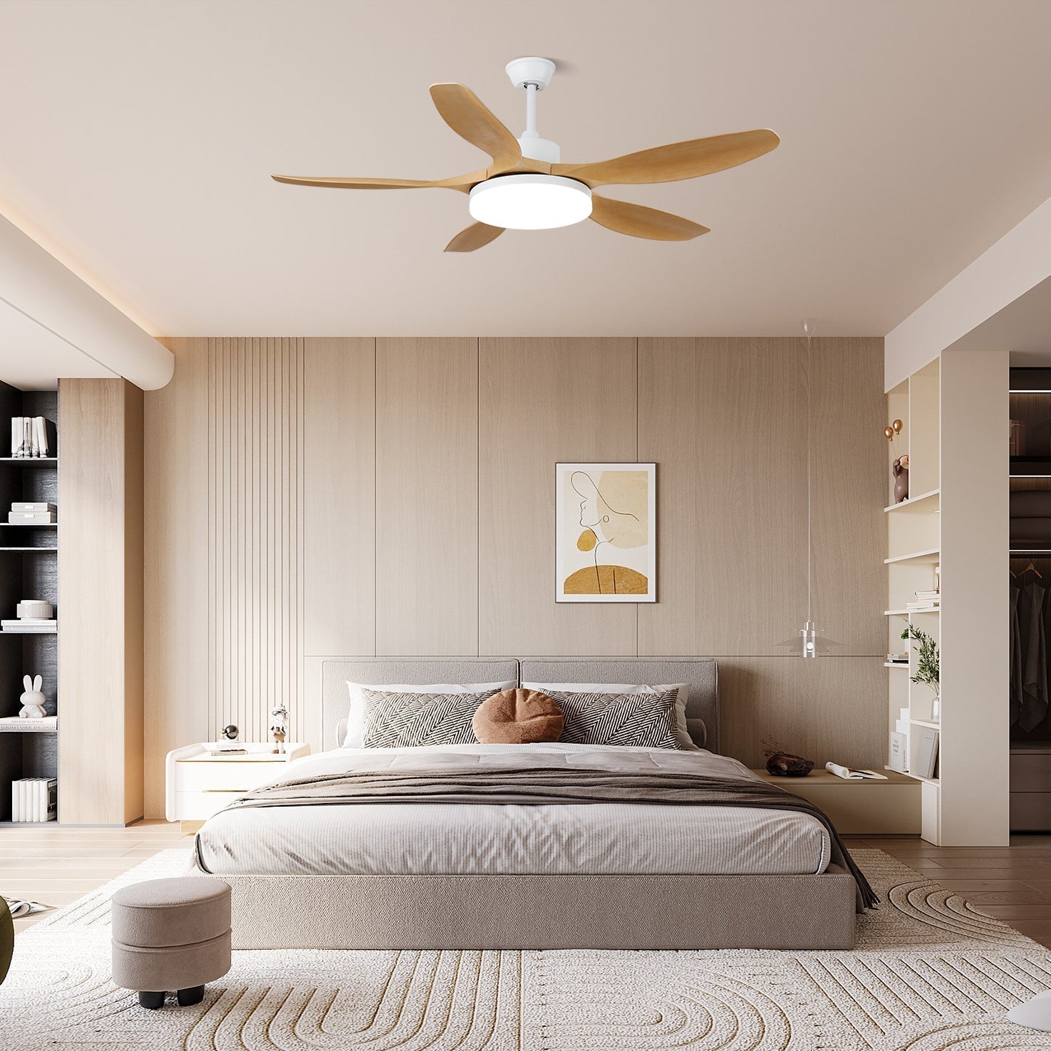 Keltis 42"/52" Ceiling Fan Light by FIFTH & BEAM — product view 4