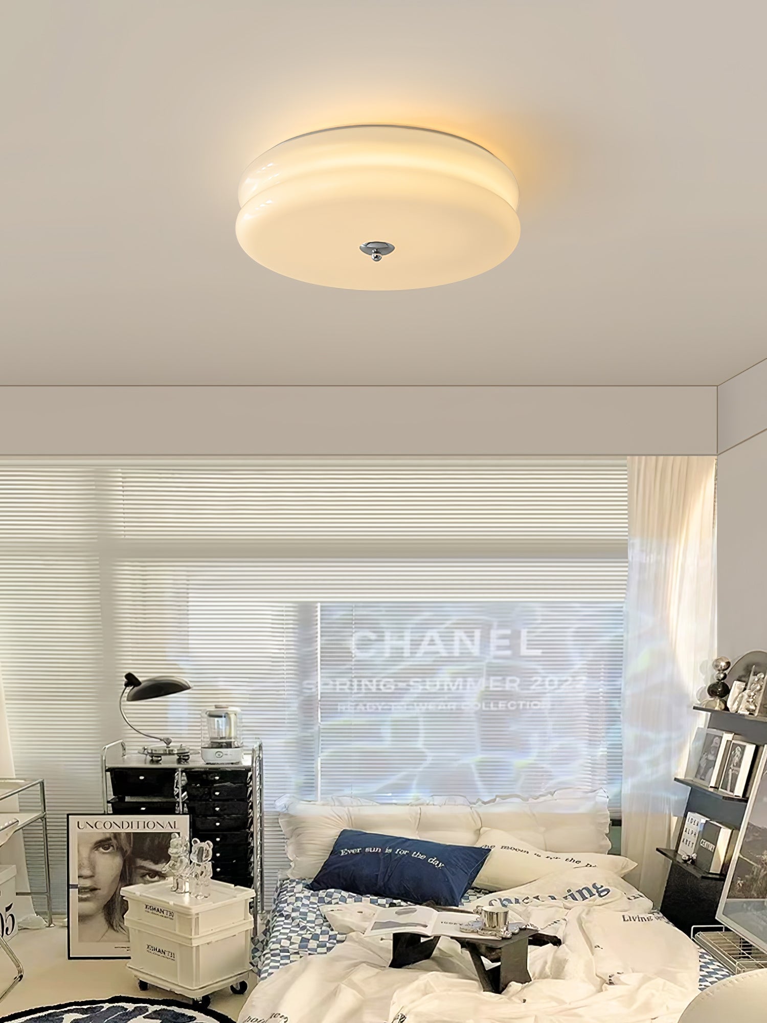 Art Deco Vintage Ceiling Light by FIFTH & BEAM — product view 8