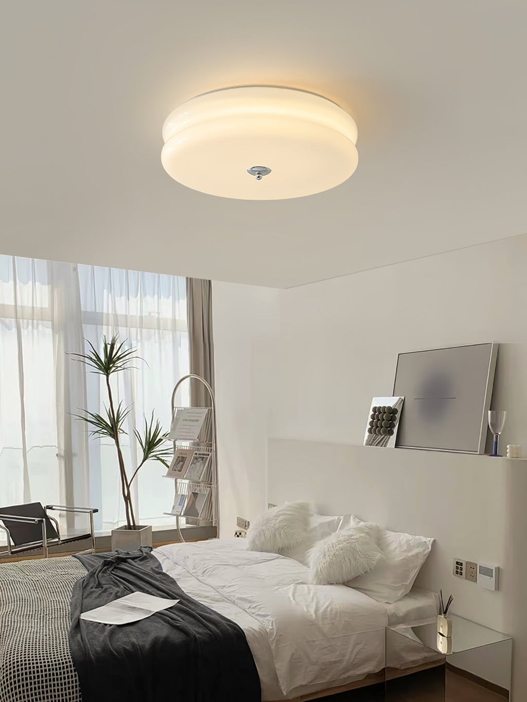 Art Deco Vintage Ceiling Light by FIFTH & BEAM — product view 7