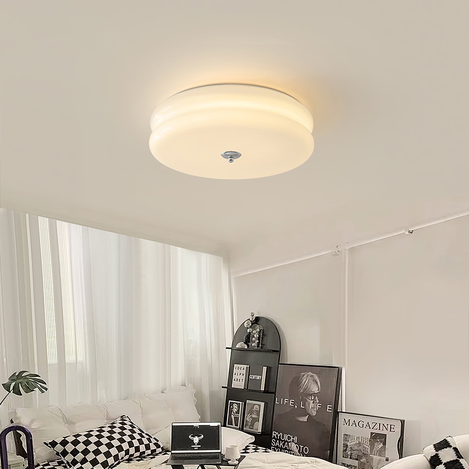 Art Deco Vintage Ceiling Light by FIFTH & BEAM — product view 6