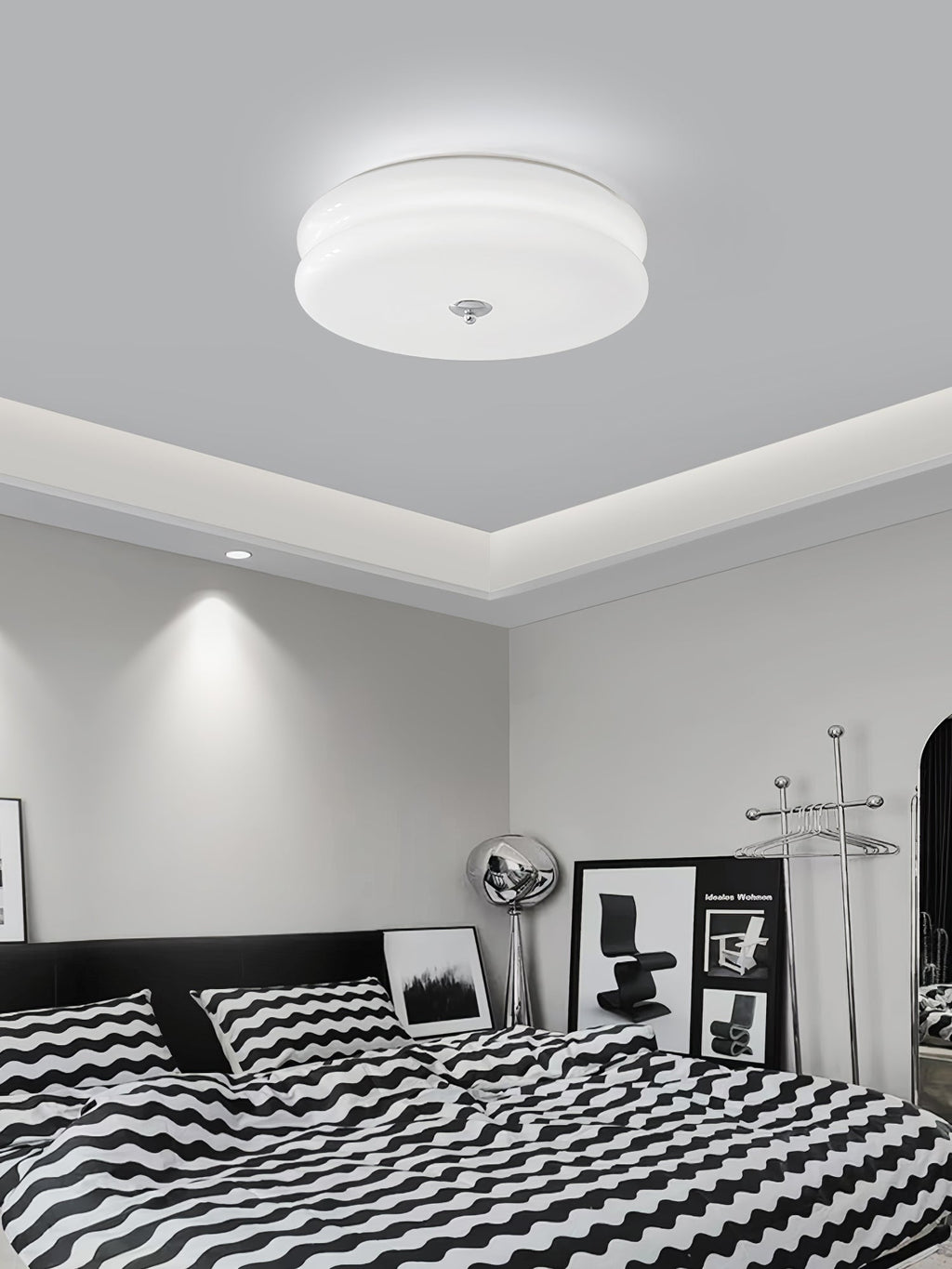 Art Deco Vintage Ceiling Light by FIFTH & BEAM — product view 9
