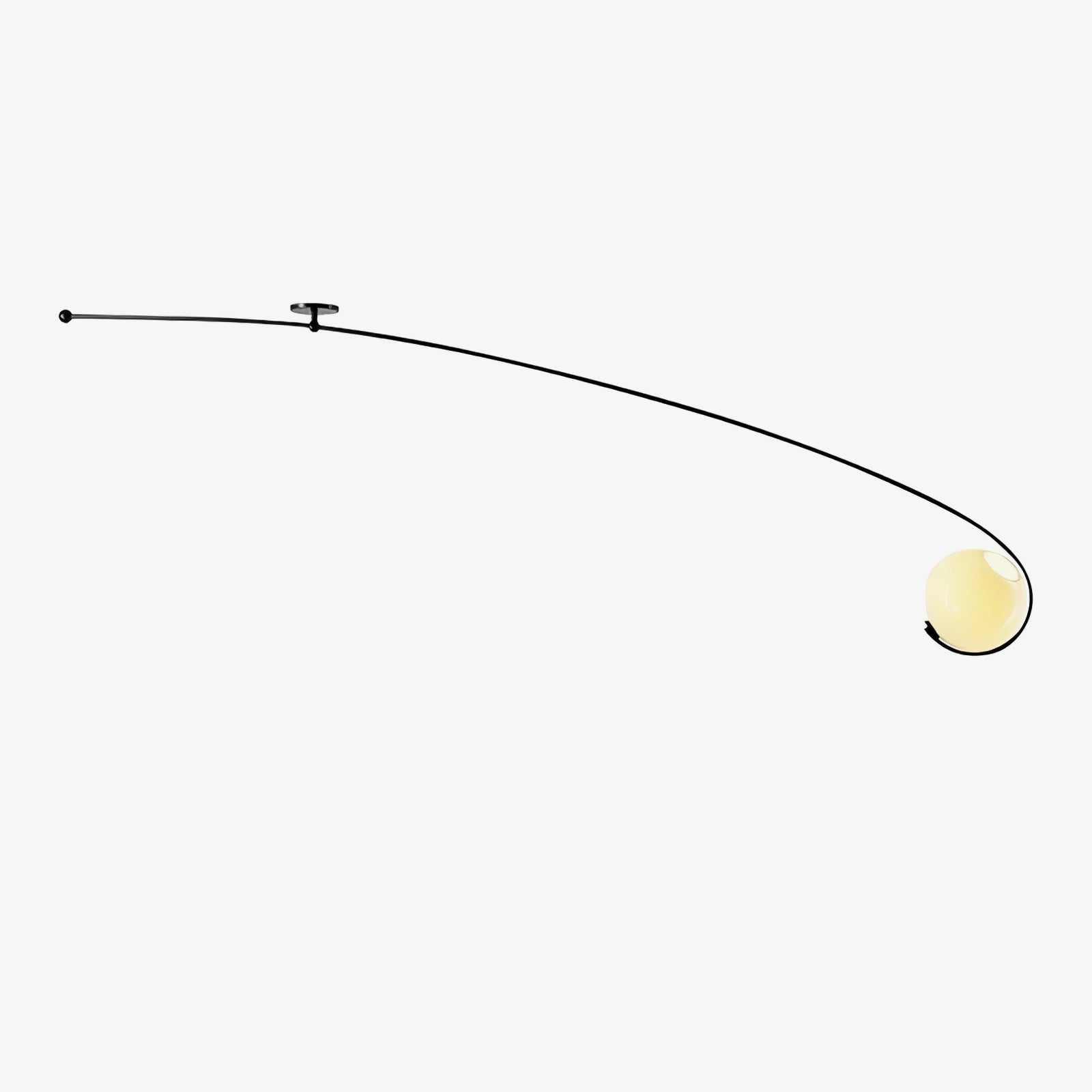 Astral Curve Ceiling Lamp by FIFTH & BEAM — product view 1