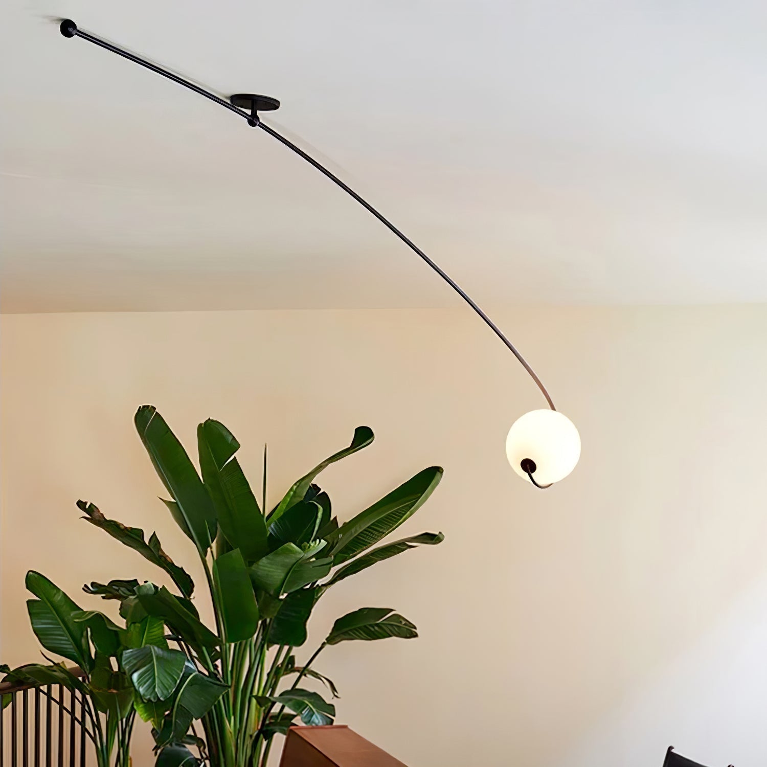 Astral Curve Ceiling Lamp by FIFTH & BEAM — product view 10