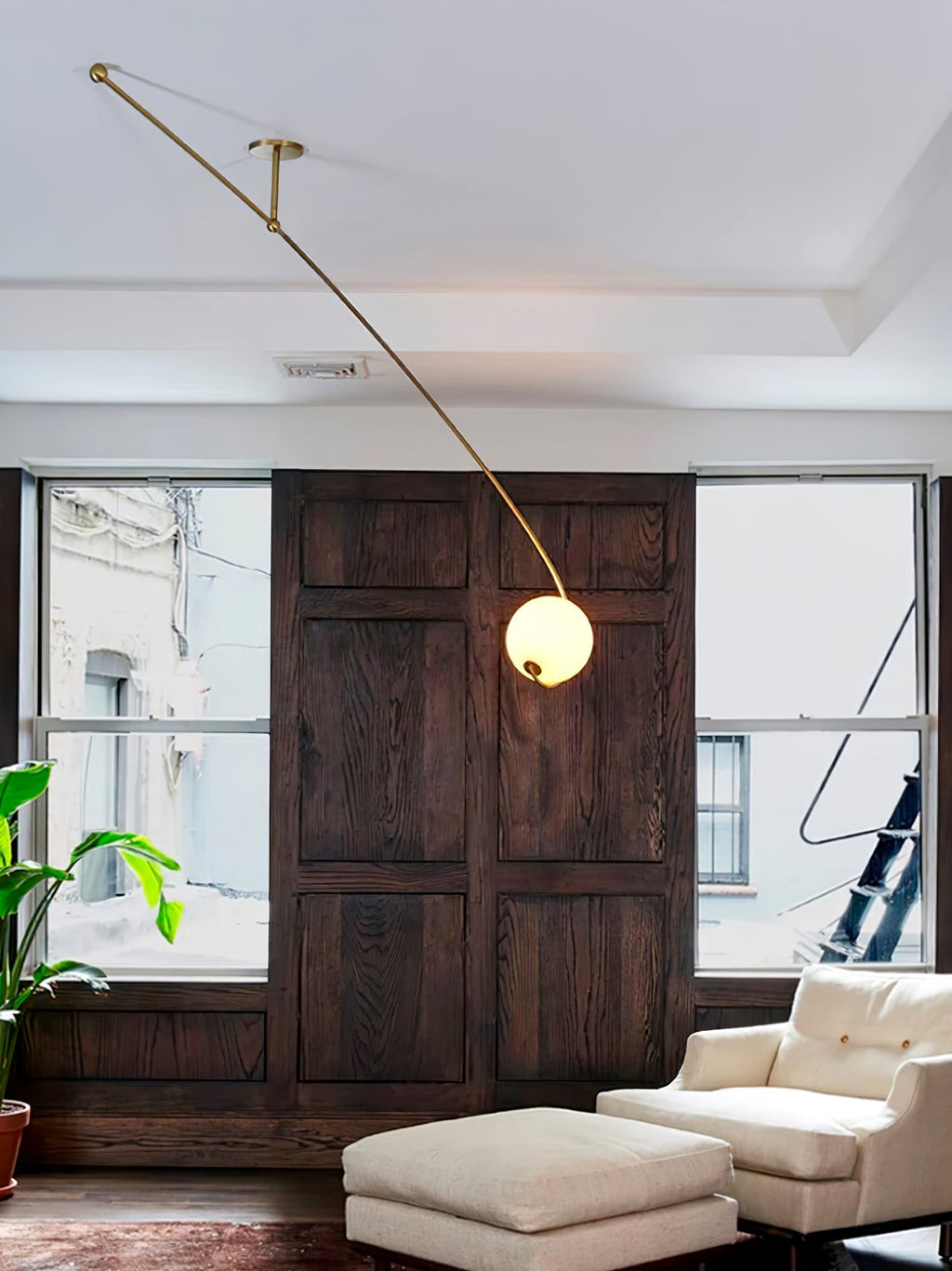 Astral Curve Ceiling Lamp by FIFTH & BEAM — product view 5
