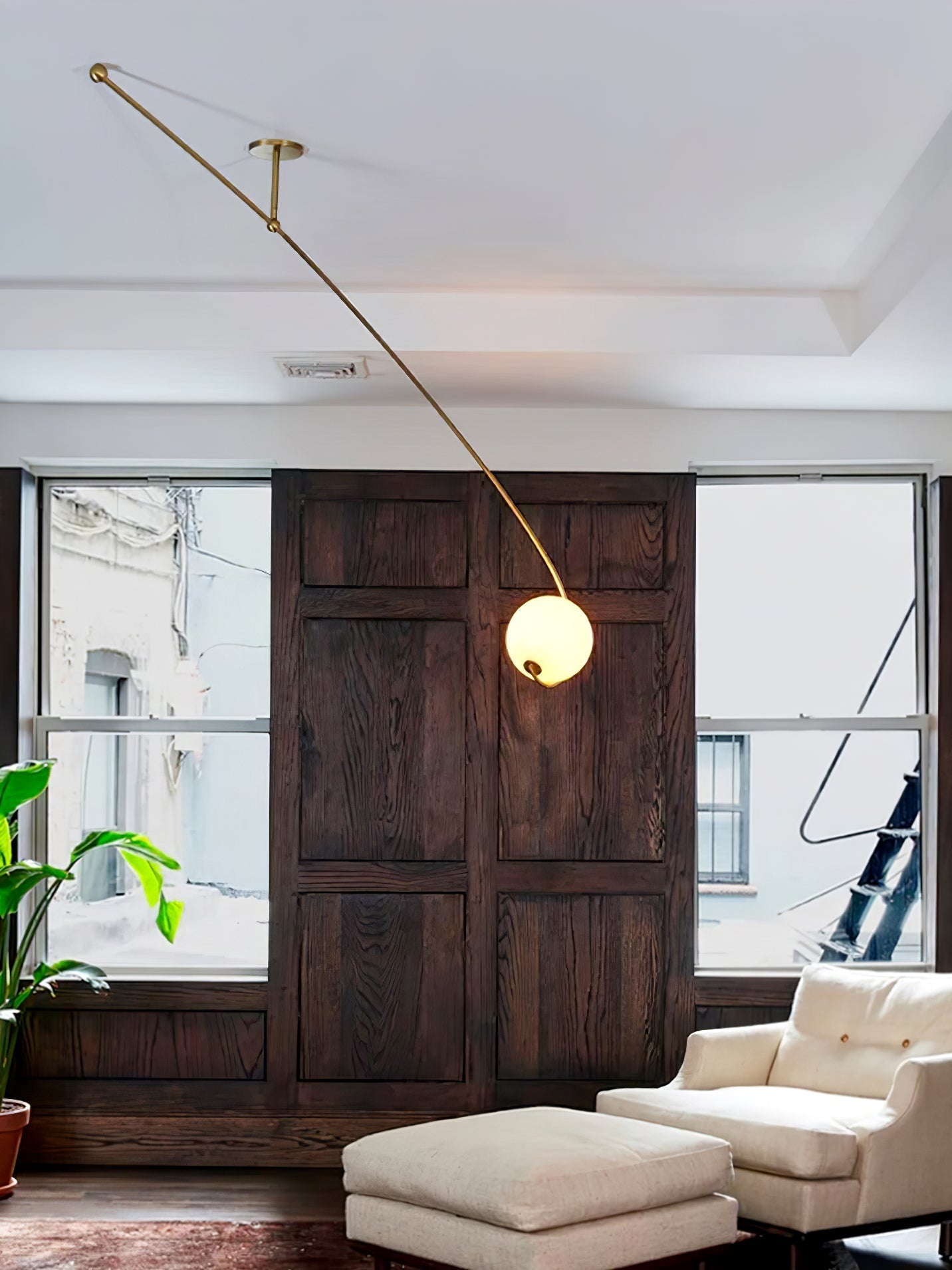 Astral Curve Ceiling Lamp by FIFTH & BEAM — product view 5