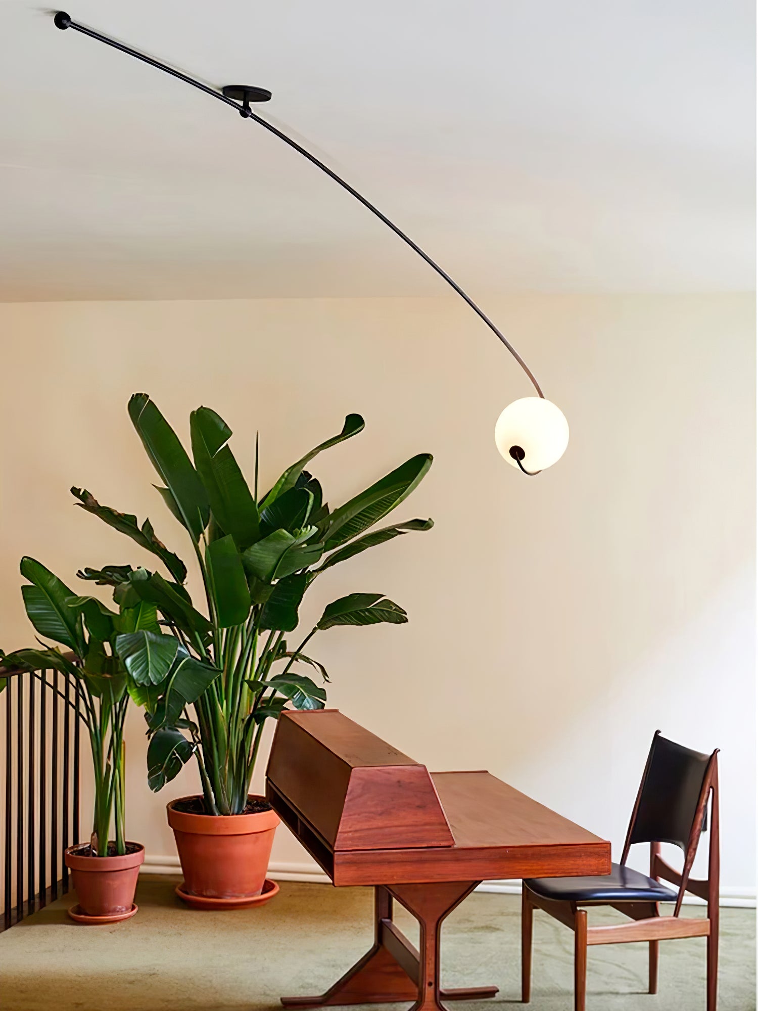 Astral Curve Ceiling Lamp by FIFTH & BEAM — product view 11