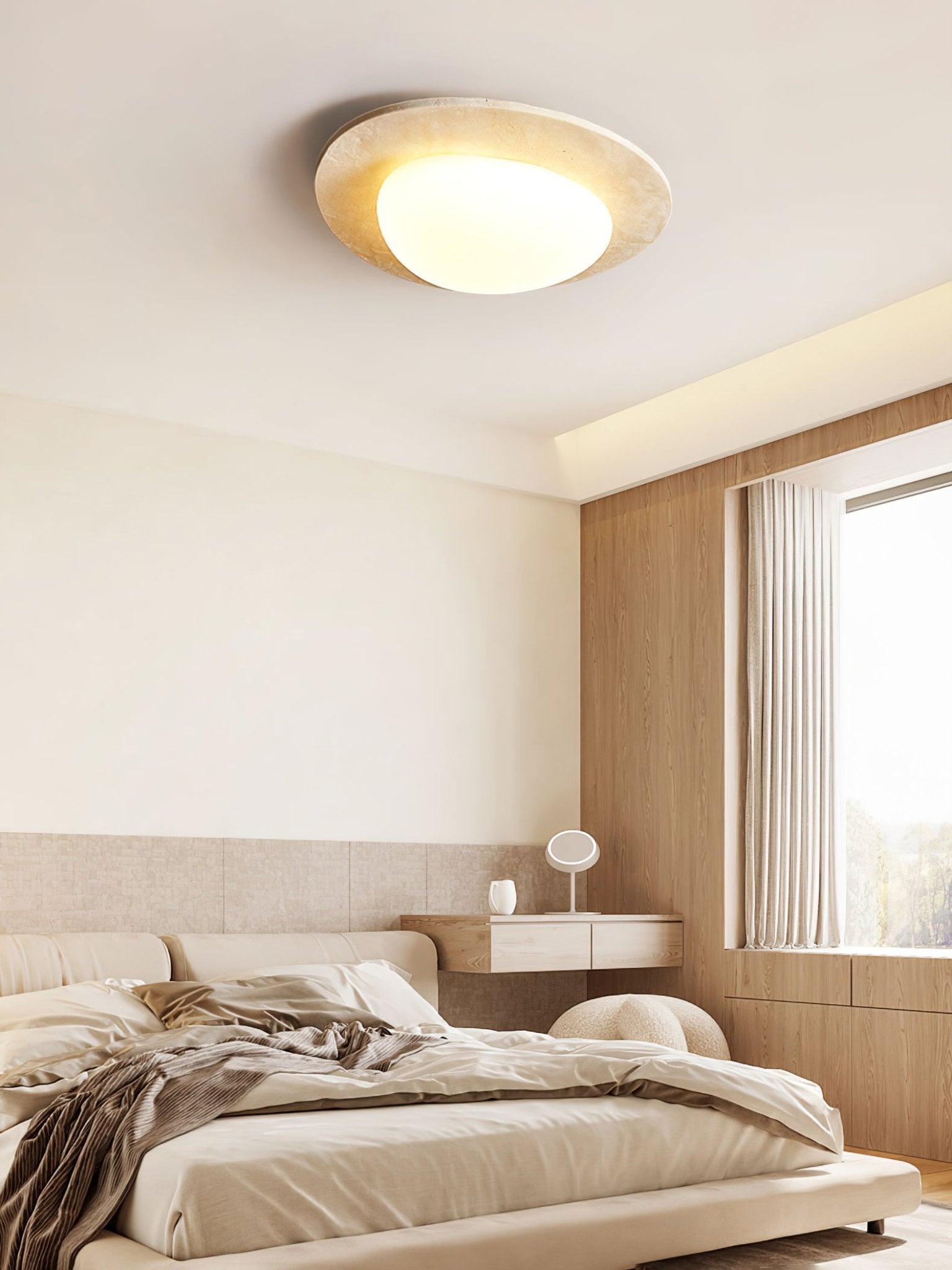Aurora Stone Ceiling Light by FIFTH & BEAM — product view 13