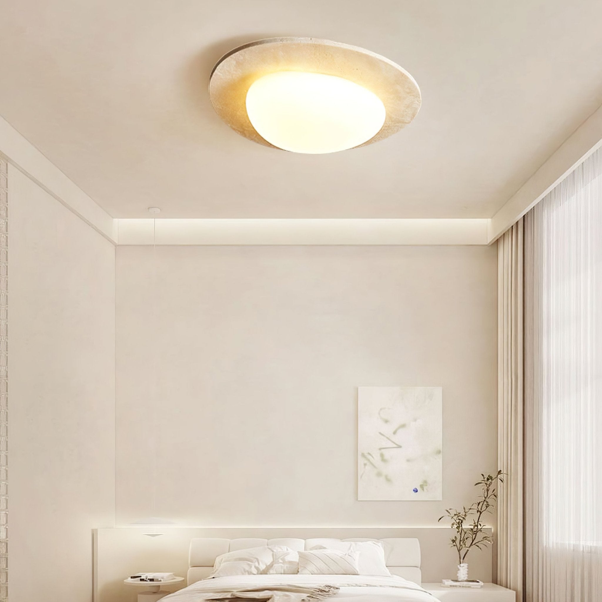 Aurora Stone Ceiling Light by FIFTH & BEAM — product view 11