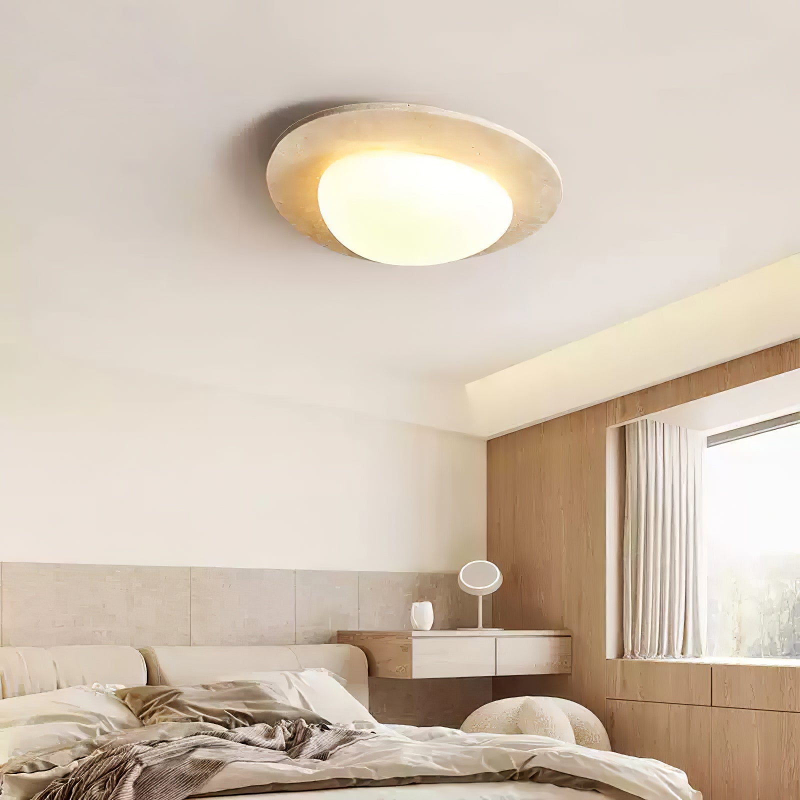 Aurora Stone Ceiling Light by FIFTH & BEAM — product view 15