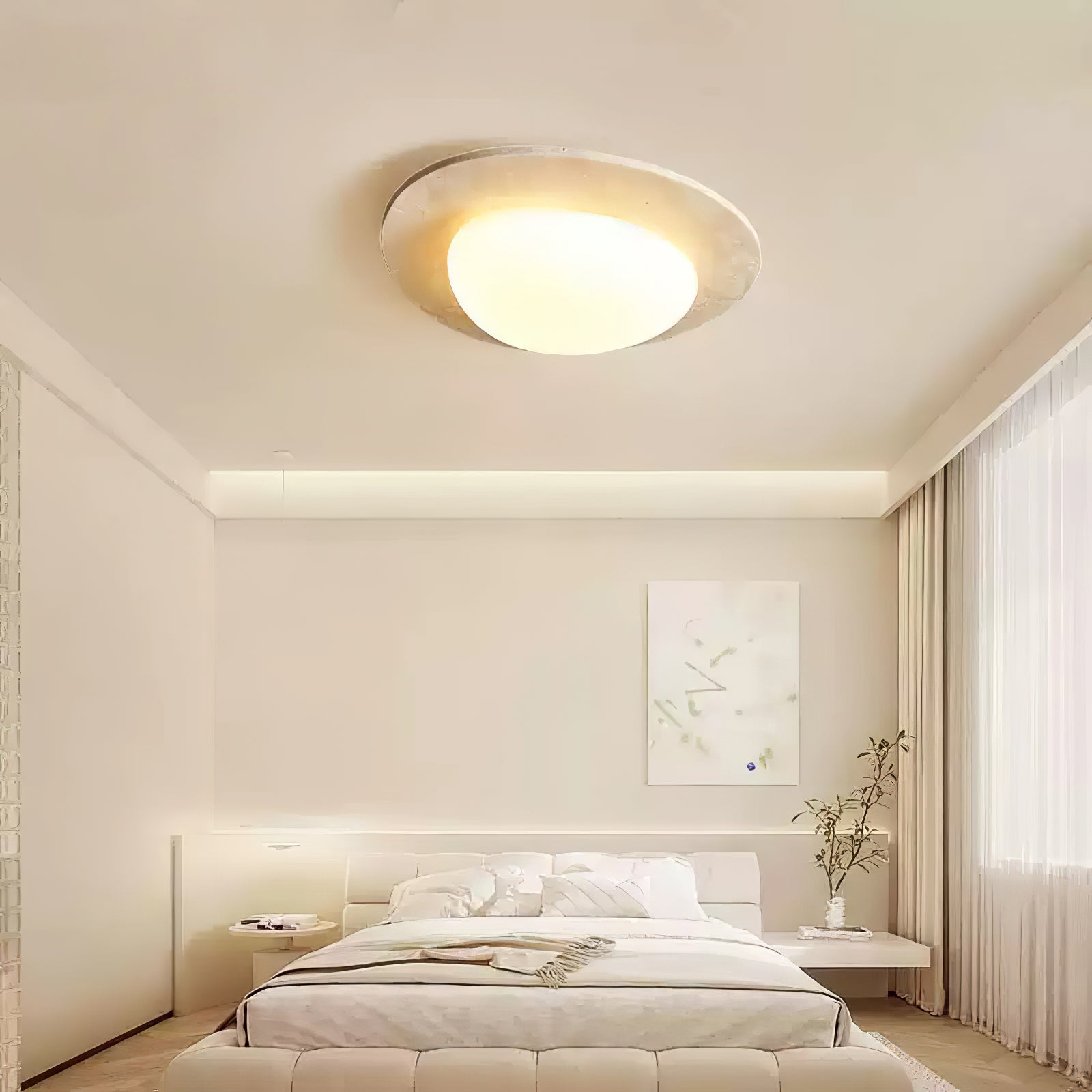 Aurora Stone Ceiling Light by FIFTH & BEAM — product view 14
