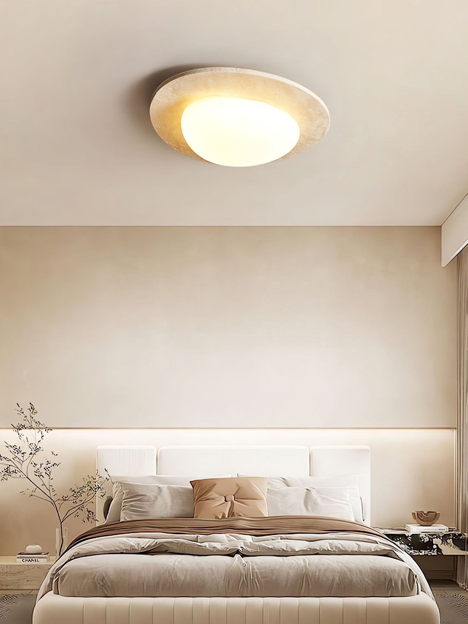 Aurora Stone Ceiling Light by FIFTH & BEAM — product view 12