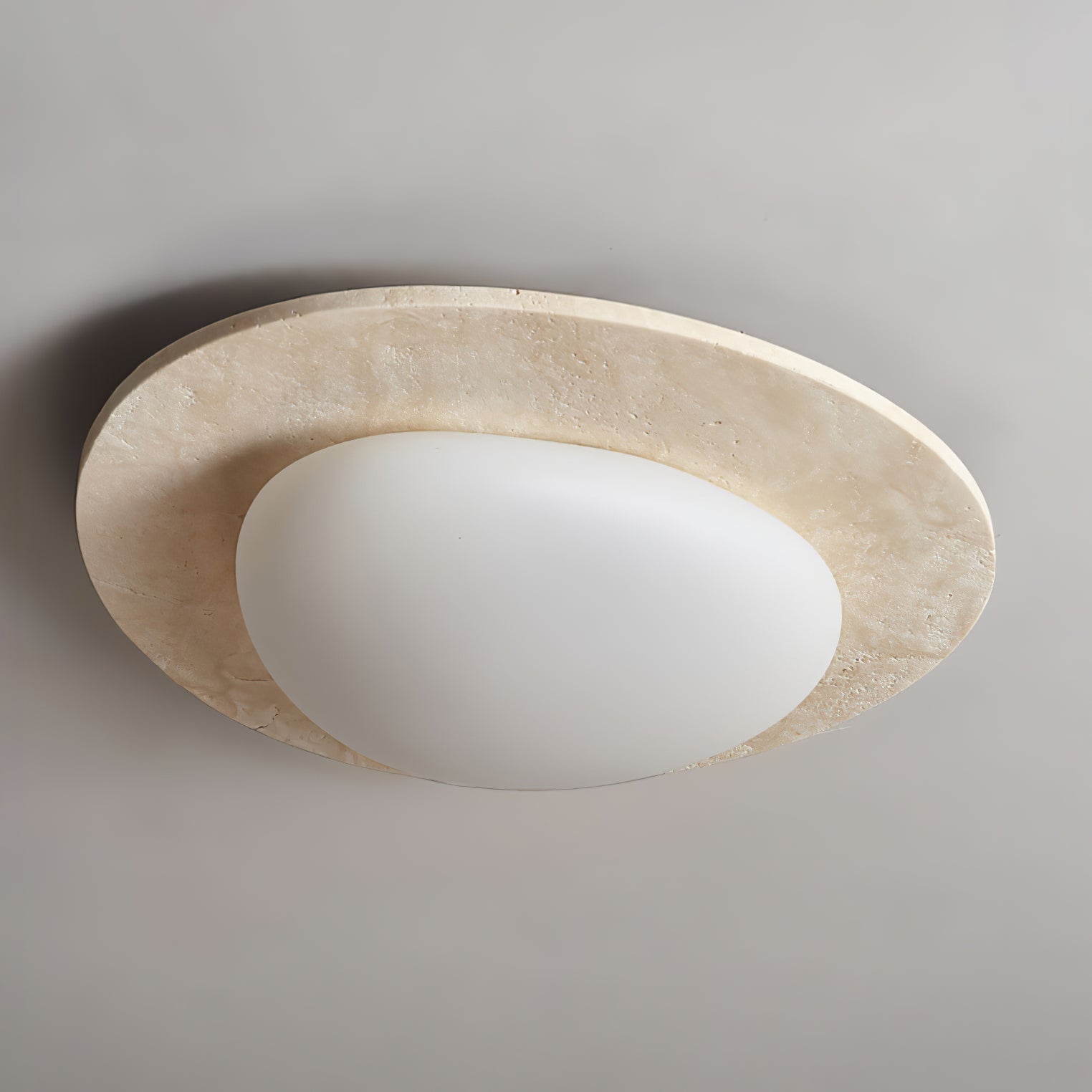 Aurora Stone Ceiling Light by FIFTH & BEAM — product view 5