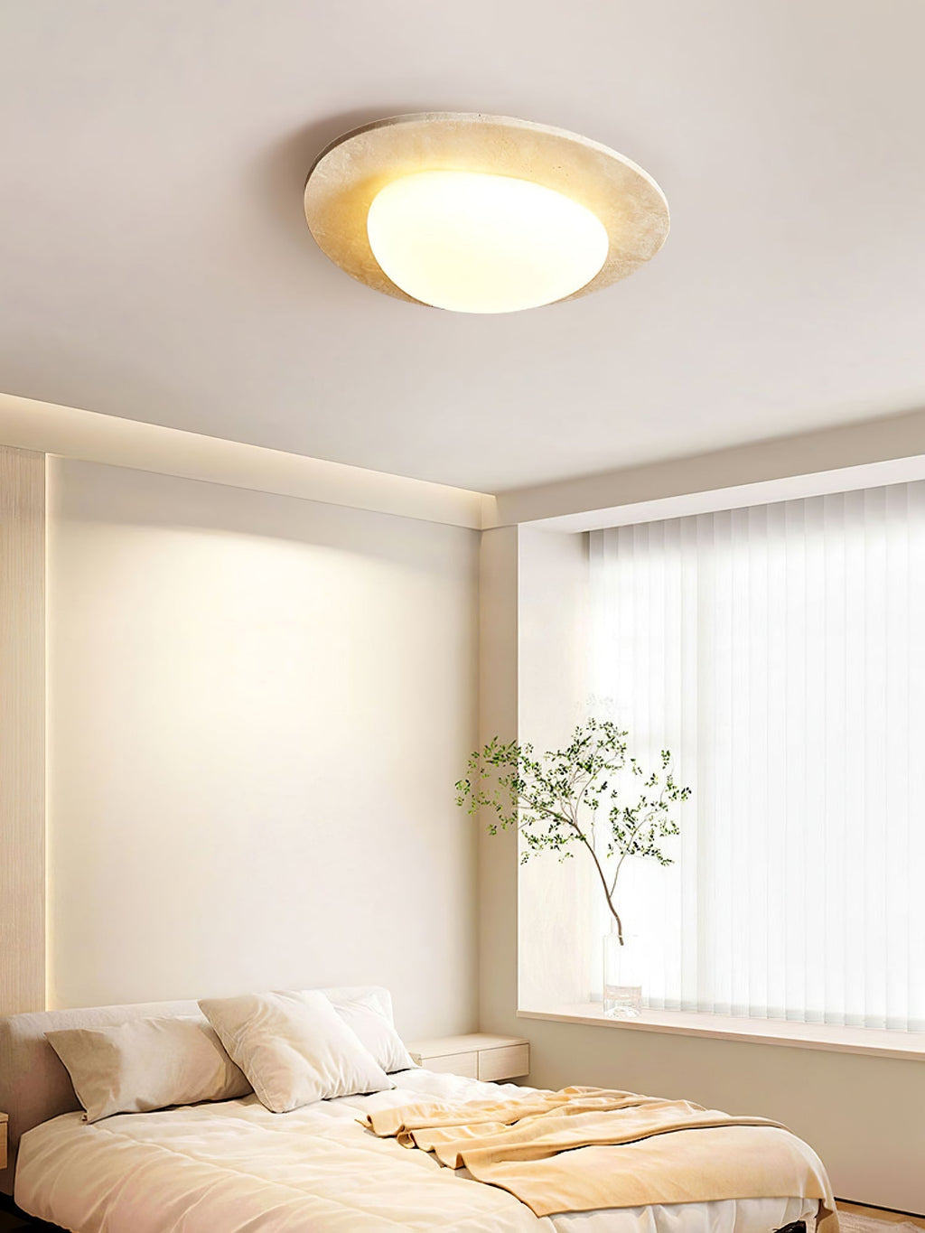 Aurora Stone Ceiling Light by FIFTH & BEAM — product view 2