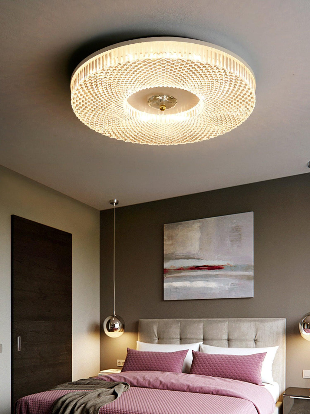 Ayla LED Flush Mount Ceiling Light by FIFTH & BEAM — product view 5