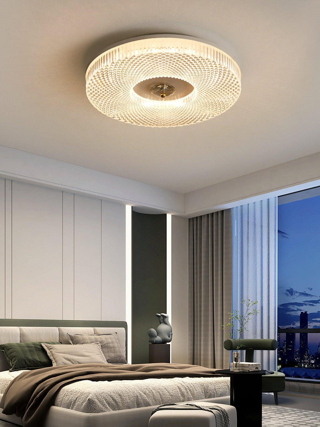 Ayla LED Flush Mount Ceiling Light by FIFTH & BEAM — product view 6