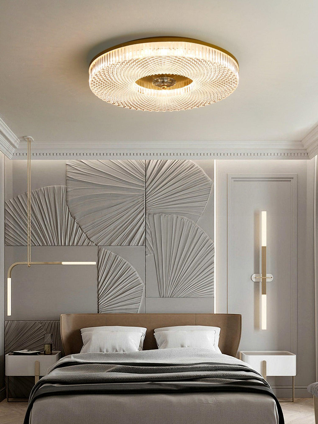 Ayla LED Flush Mount Ceiling Light by FIFTH & BEAM — product view 8