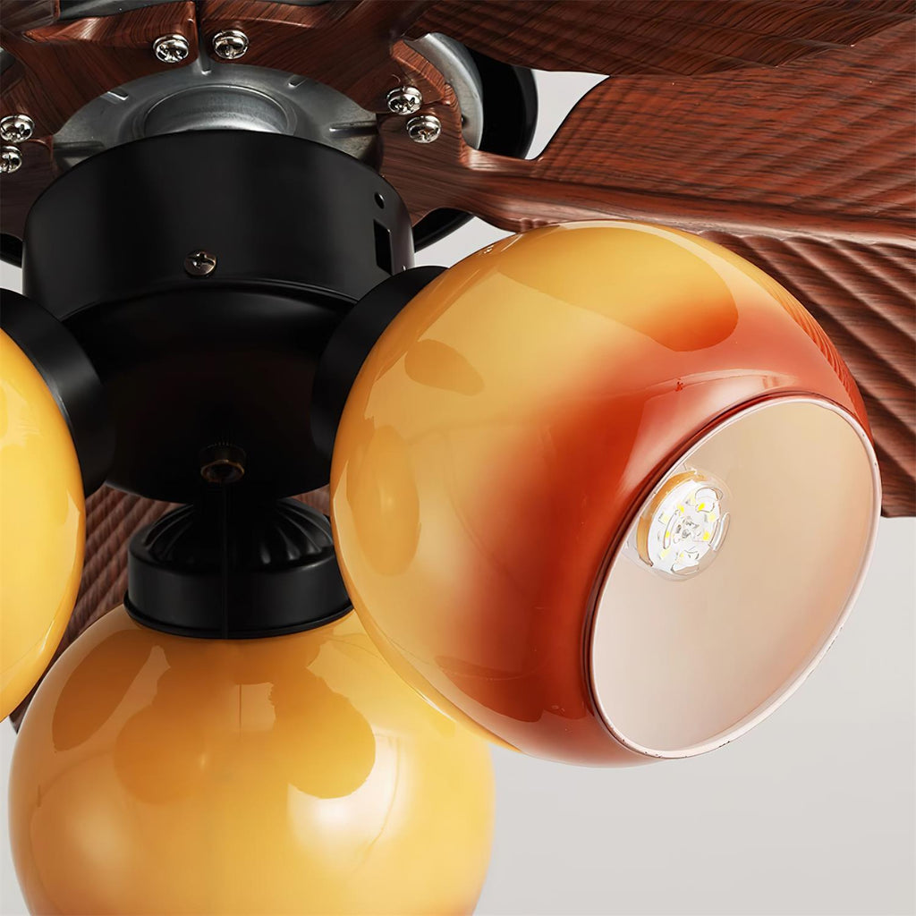 Banana Leaf Breeze Ceiling Fan Light by FIFTH & BEAM — product view 2