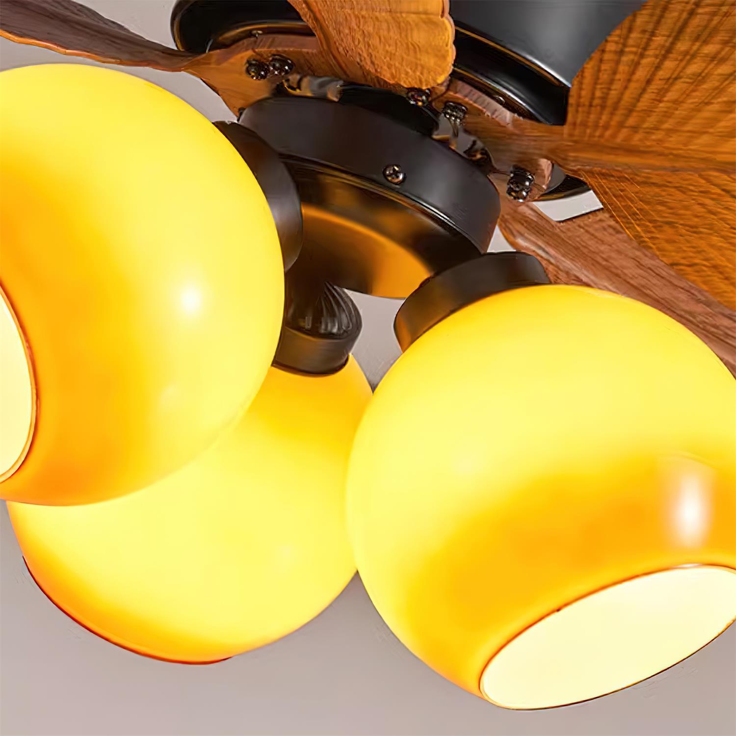 Banana Leaf Breeze Ceiling Fan Light by FIFTH & BEAM — product view 12