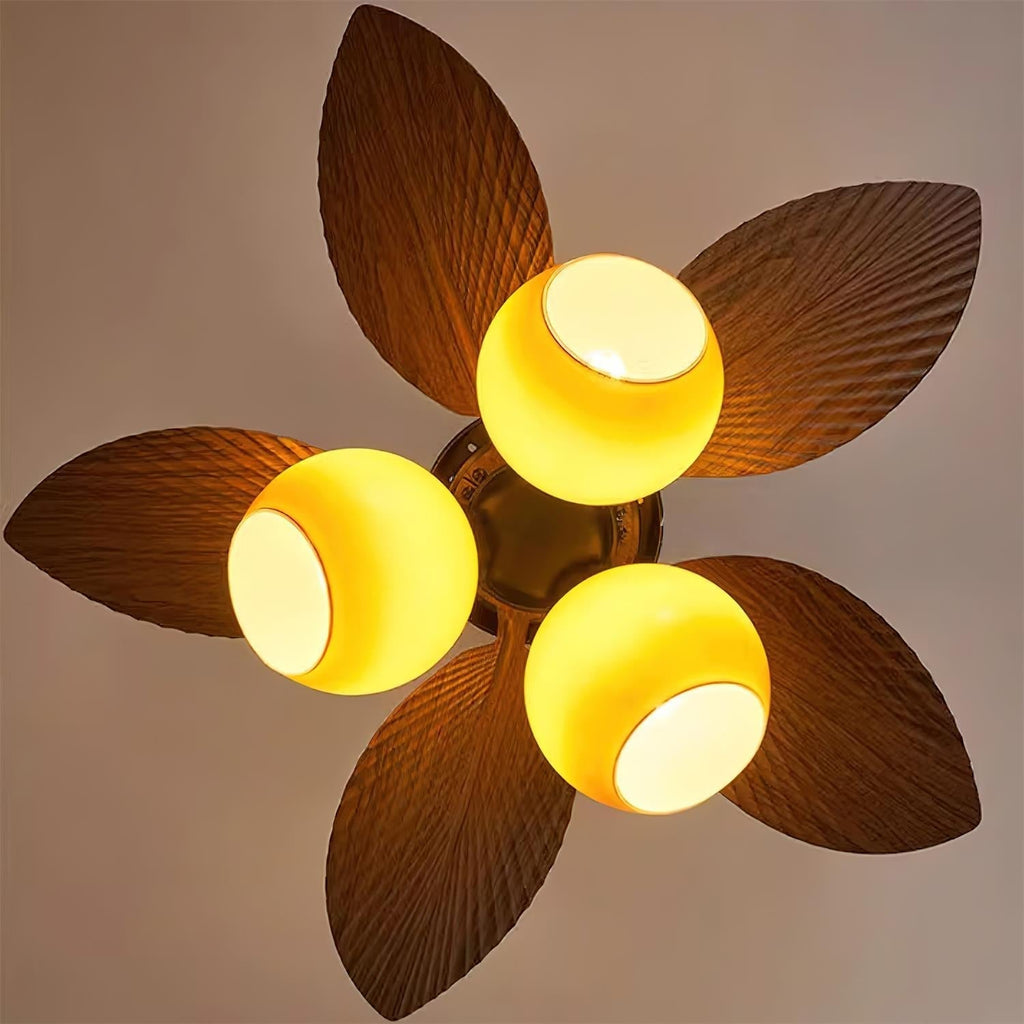 Banana Leaf Breeze Ceiling Fan Light by FIFTH & BEAM — product view 6
