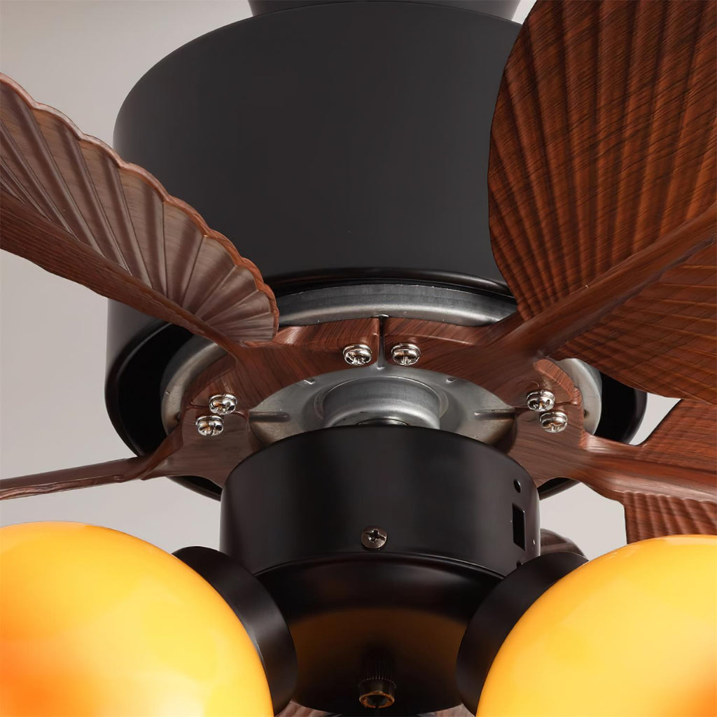 Banana Leaf Breeze Ceiling Fan Light by FIFTH & BEAM — product view 11