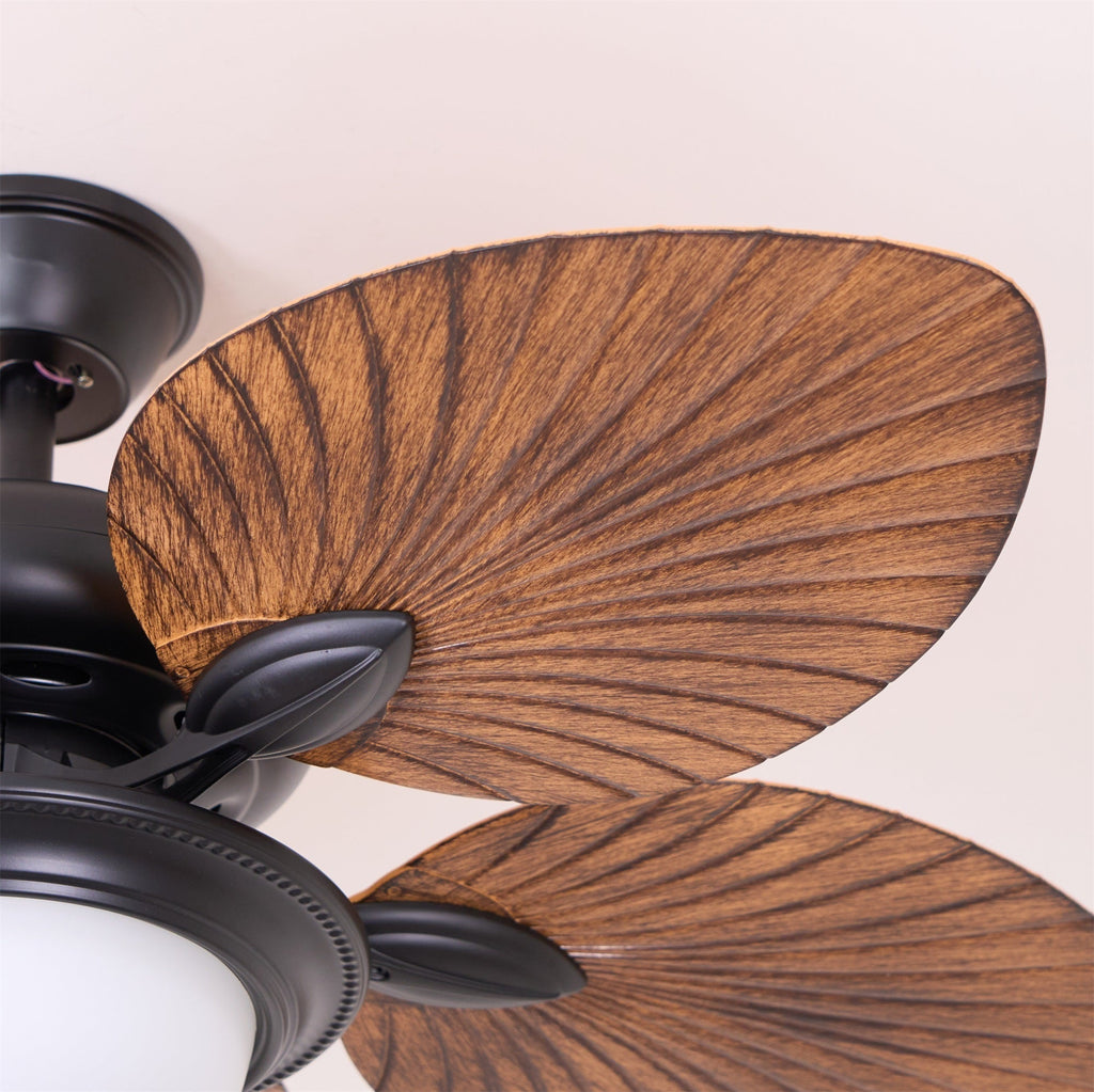 Banana Leaves Ceiling Fan Light by FIFTH & BEAM — product view 18