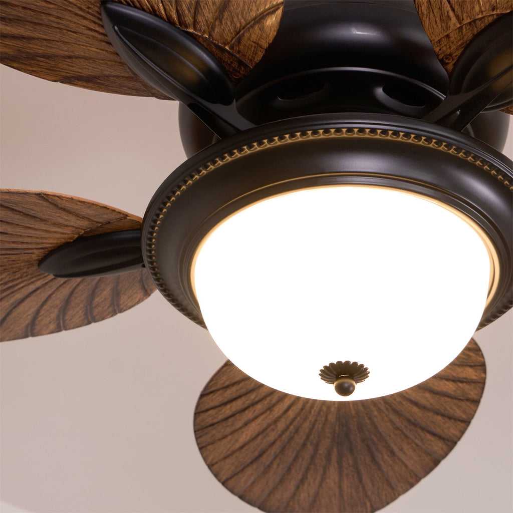 Banana Leaves Ceiling Fan Light by FIFTH & BEAM — product view 19
