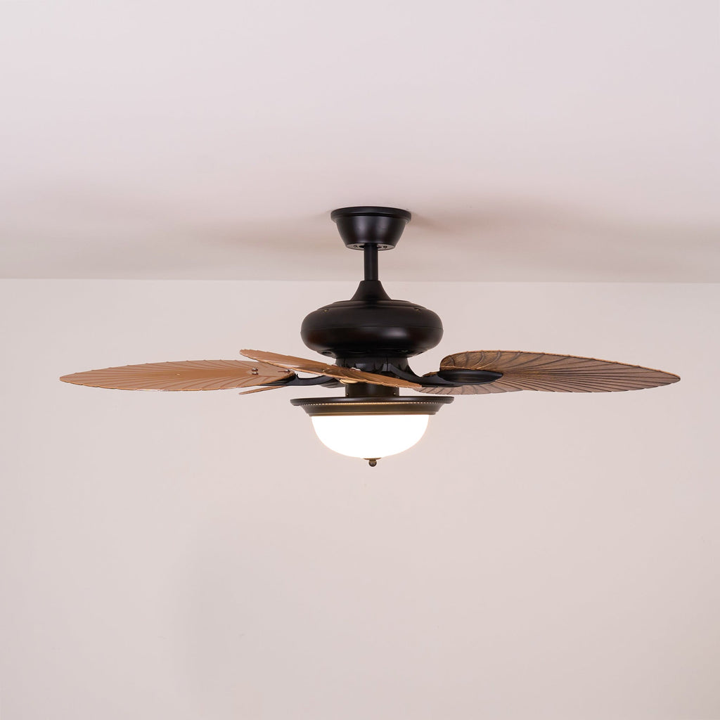 Banana Leaves Ceiling Fan Light by FIFTH & BEAM — product view 11
