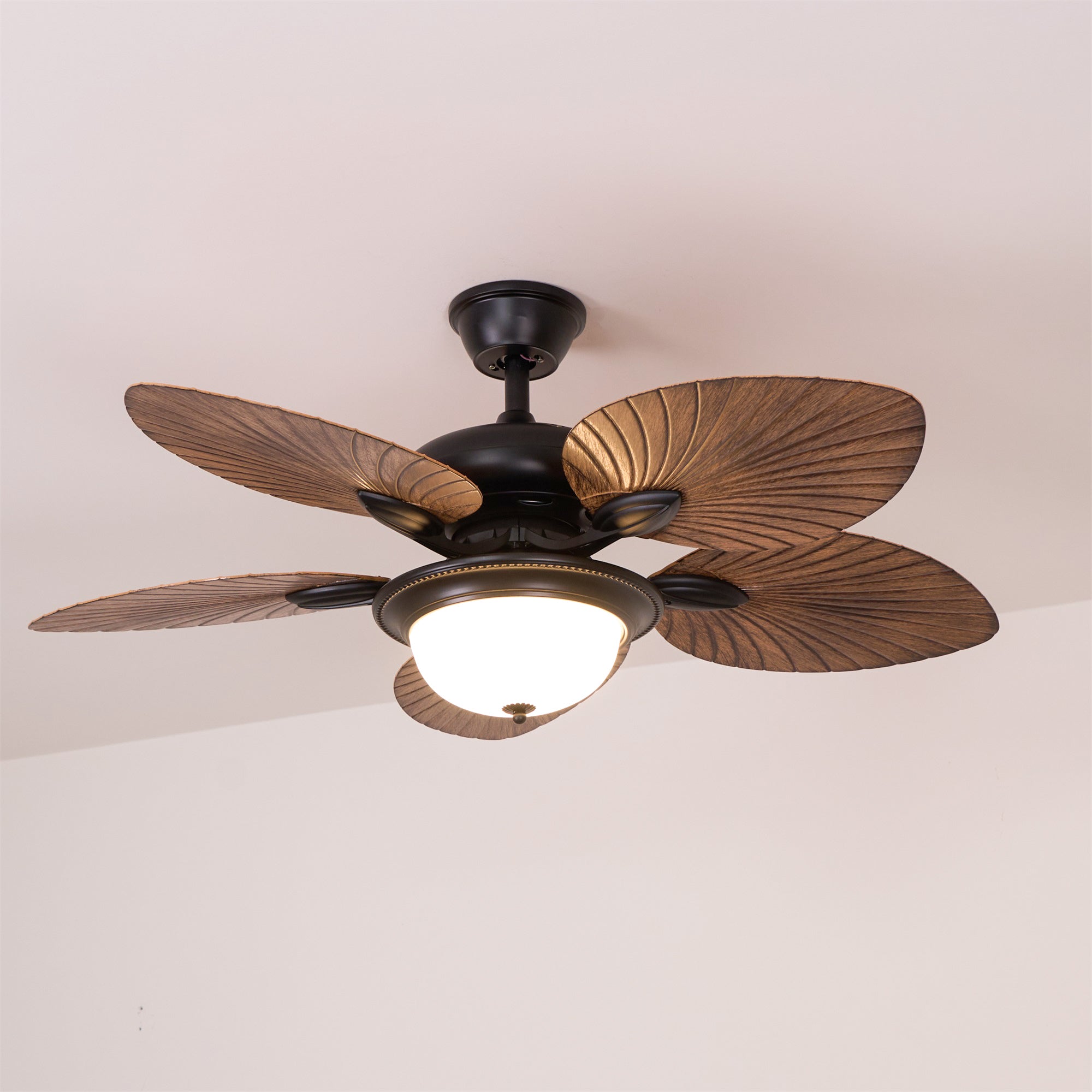 Banana Leaves Ceiling Fan Light by FIFTH & BEAM — product view 15