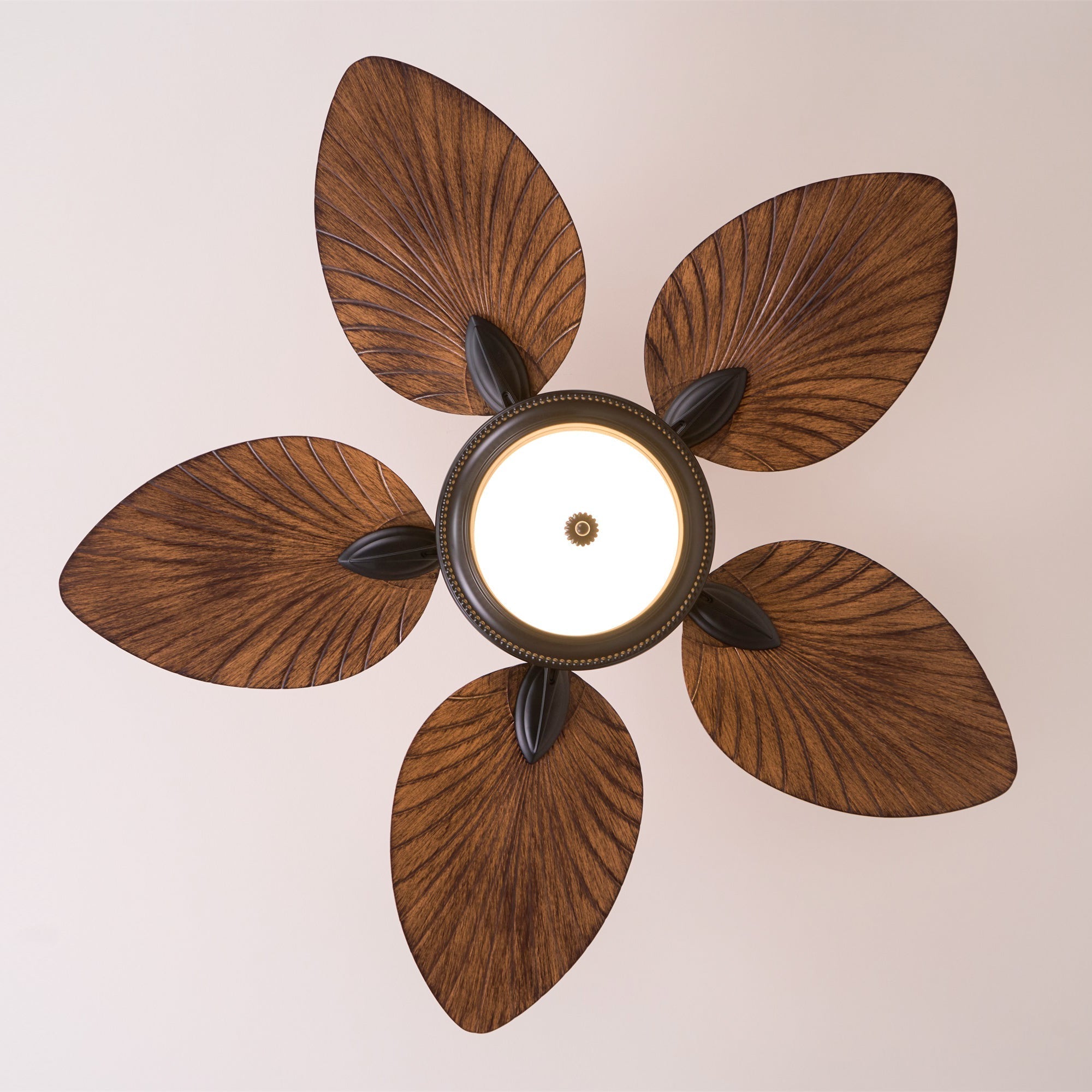 Banana Leaves Ceiling Fan Light by FIFTH & BEAM — product view 17