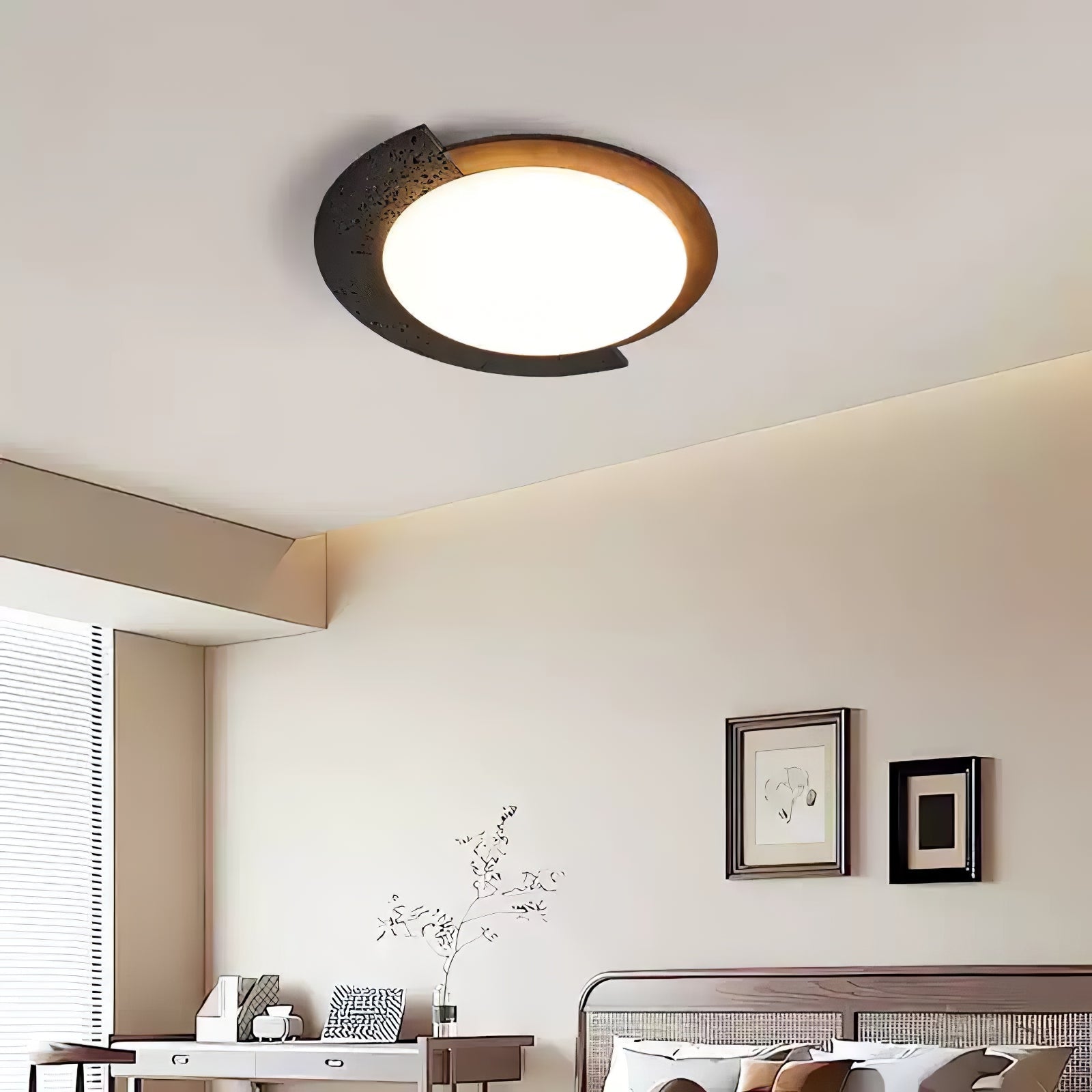 Blackhole Stone Ceiling Light by FIFTH & BEAM — product view 8