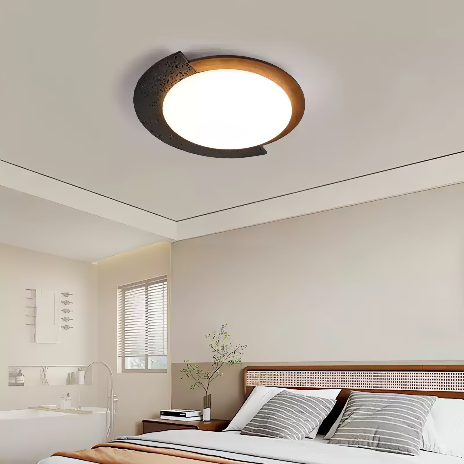 Blackhole Stone Ceiling Light by FIFTH & BEAM — product view 9