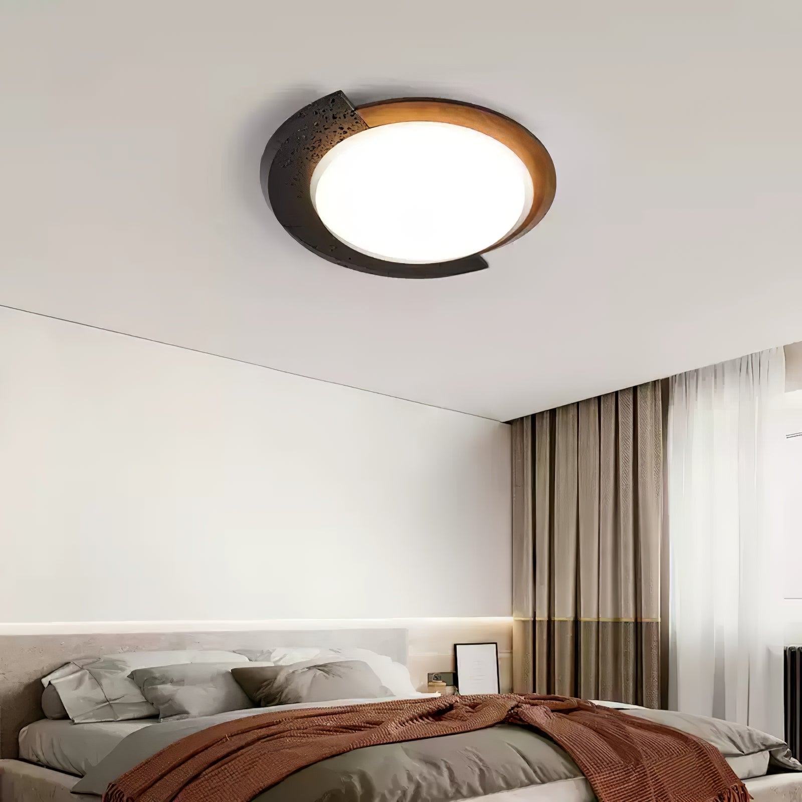 Blackhole Stone Ceiling Light by FIFTH & BEAM — product view 10