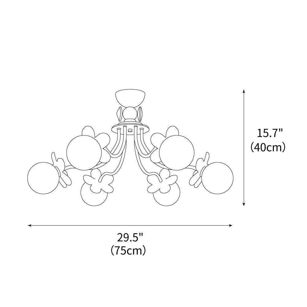 Blossom Glow Ceiling Light by FIFTH & BEAM — product view 4