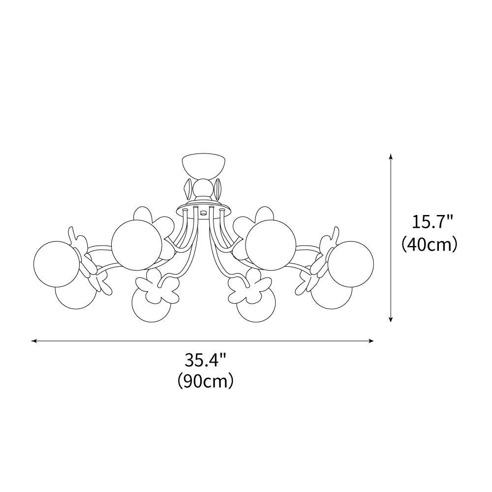 Blossom Glow Ceiling Light by FIFTH & BEAM — product view 5