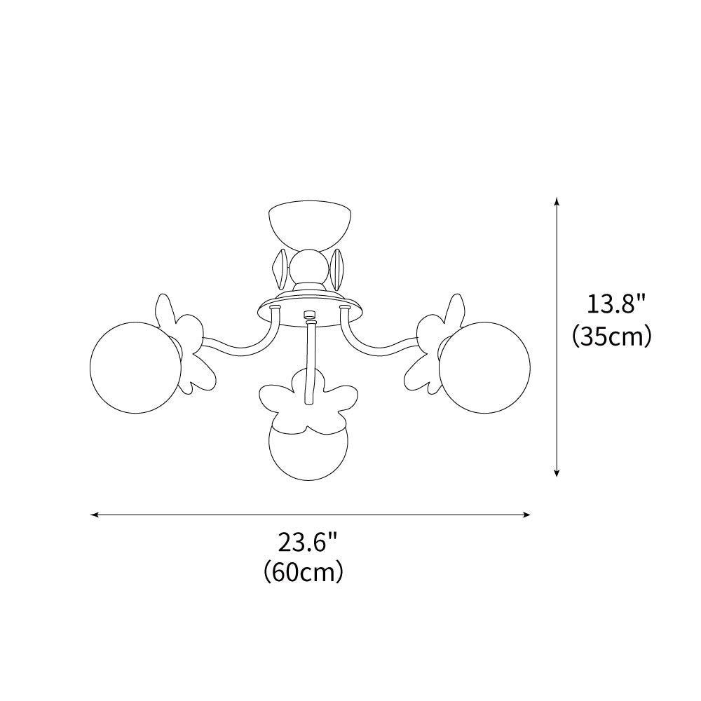 Blossom Glow Ceiling Light by FIFTH & BEAM — product view 3